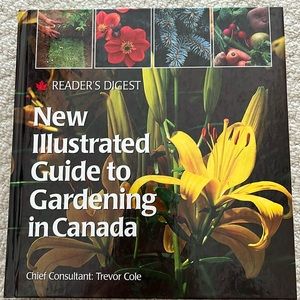 Hardcover Illustrated Gardening coffee table book